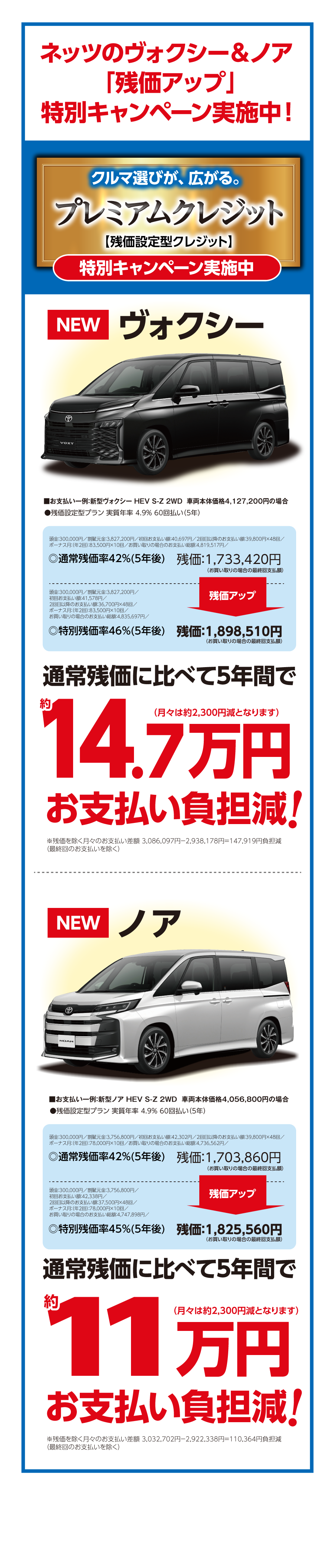 プレミアムクレジット | ネッツトヨタ山形